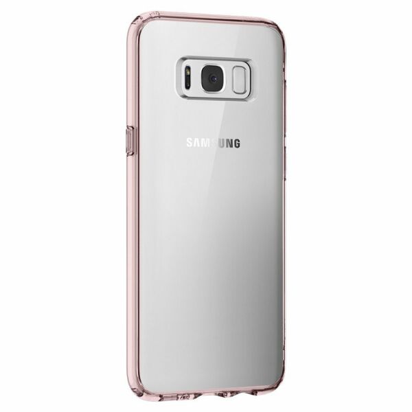 Spigen Galaxy S8 ile Uyumlu Kılıf Ultra Hybrid Crystal Pink