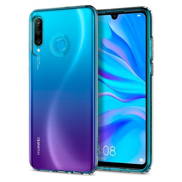 Spigen P30 Lite / Nova 4e ile Uyumlu Kılıf Liquid Crystal Crystal Clear