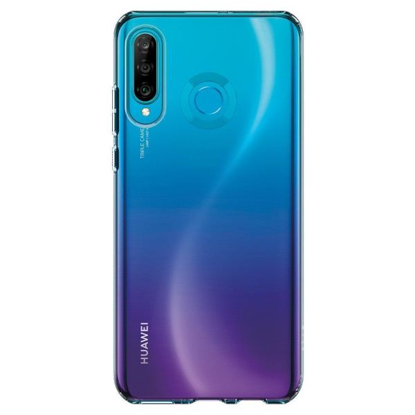 Spigen P30 Lite / Nova 4e ile Uyumlu Kılıf Liquid Crystal Crystal Clear