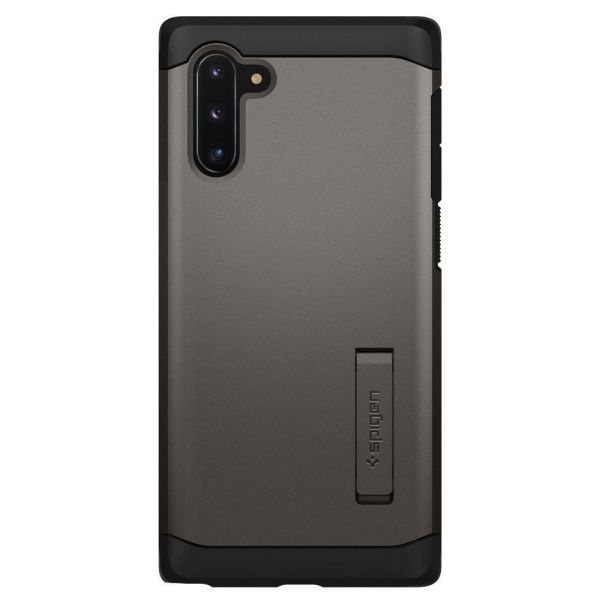 Spigen Galaxy Note 10 ile Uyumlu Kılıf Tough Armor Gunmetal