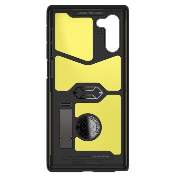 Spigen Galaxy Note 10 ile Uyumlu Kılıf Tough Armor Gunmetal