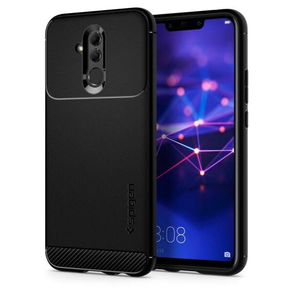 Spigen Mate 20 Lite ile Uyumlu Kılıf Rugged Armor