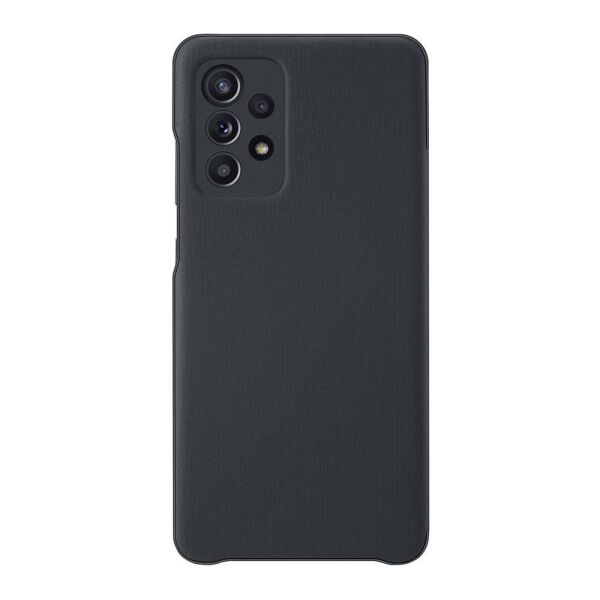 Galaxy A52 ile Uyumlu S View Cüzdan Kılıf Siyah EF-EA525PBEGTR (Out)