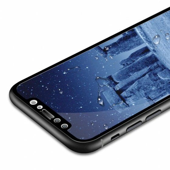 Buff iPhone X 5D ile Uyumlu Glass Ekran Koruyucu