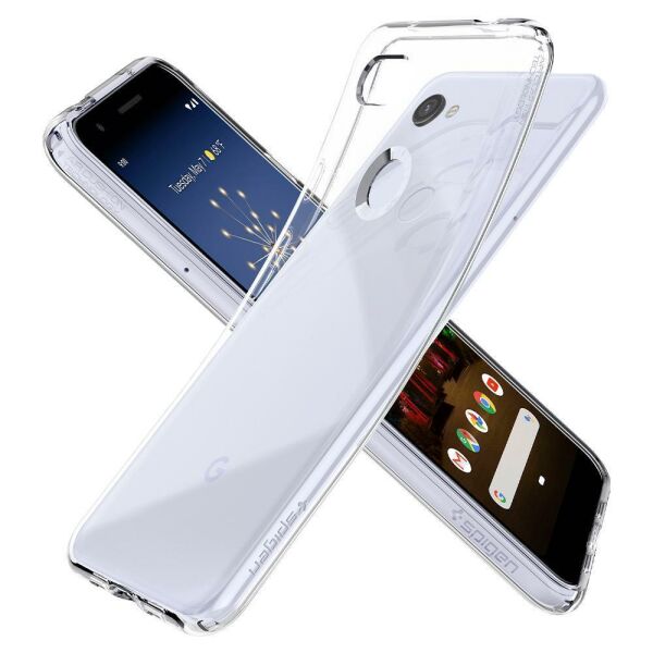 Spigen Pixel 2 XL ile Uyumlu Kılıf Liquid Crystal 4 Taraflı Koruma