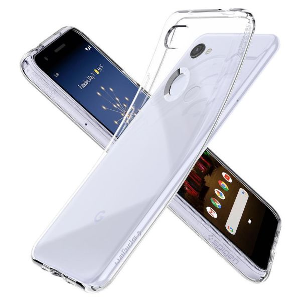 Spigen Pixel 2 XL ile Uyumlu Kılıf Liquid Crystal 4 Taraflı Koruma