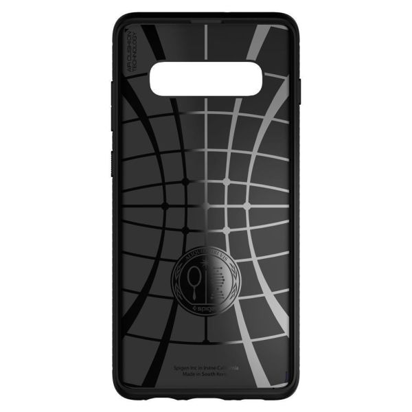 Spigen Galaxy S10 Plus ile Uyumlu Kılıf, Rugged Armor Matte Black