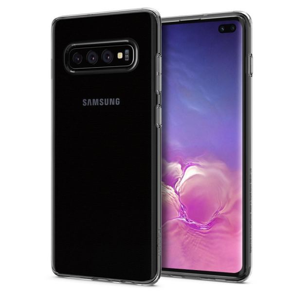 Spigen Galaxy S10 Plus ile Uyumlu Kılıf, Liquid Crystal Crystal Clear