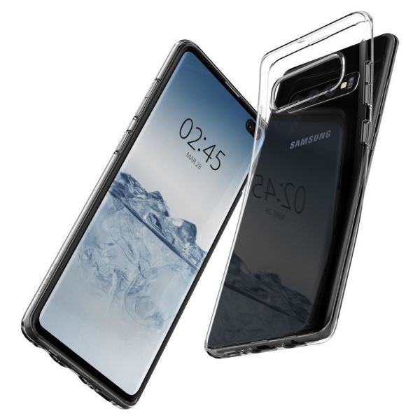Spigen Galaxy S10 Plus ile Uyumlu Kılıf, Liquid Crystal Crystal Clear