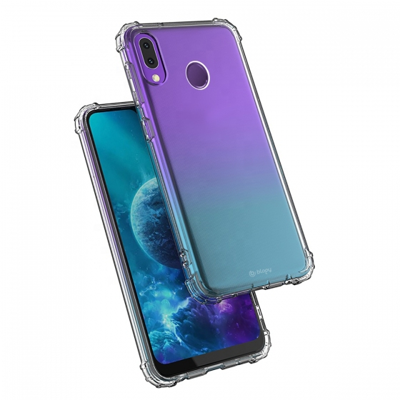 Blogy P20 Lite ile Uyumlu Crystal Fit Kılıf Crystal Clear