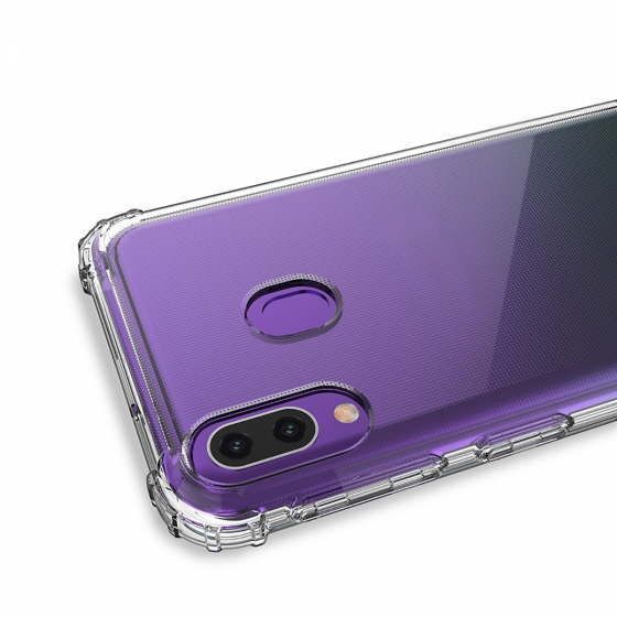 Blogy P20 Lite ile Uyumlu Crystal Fit Kılıf Crystal Clear