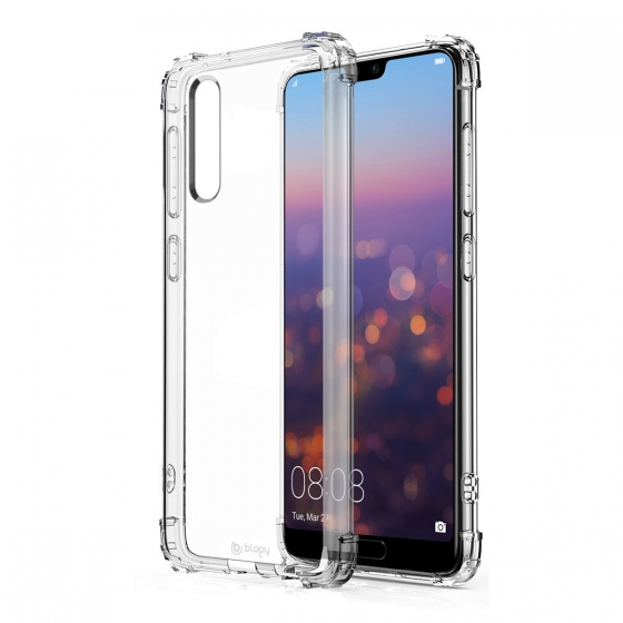 Blogy P20 Pro ile Uyumlu Crystal Fit Kılıf Crystal Clear