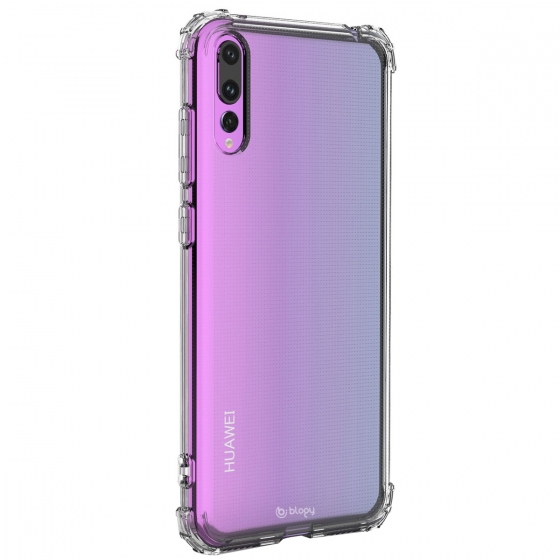 Blogy P20 Pro ile Uyumlu Crystal Fit Kılıf Crystal Clear