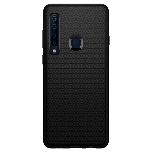 Spigen Galaxy A9 2018 ile Uyumlu Kılıf Liquid Air Matte Black