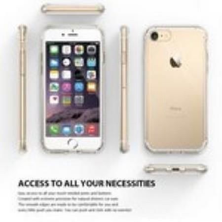 Ringke Fusion iPhone 7/8 ile Uyumlu KIlıf Crystal Clear TPU Bumper Extra Darbe Emici
