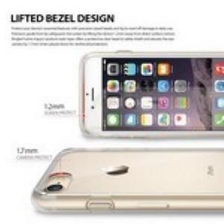 Ringke Fusion iPhone 7/8 ile Uyumlu KIlıf Crystal Clear TPU Bumper Extra Darbe Emici