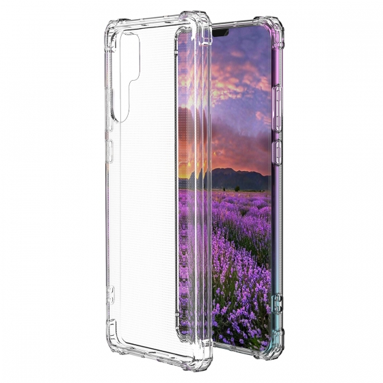 Blogy P30 Pro ile Uyumlu Crystal Fit Kılıf Crystal Clear