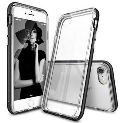 Ringke Frame iPhone 7 ile Uyumlu Çerçeveli Bumper Kılıf Sf Black