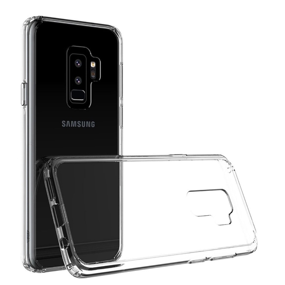 Buff Galaxy S9 Plus ile Uyumlu Air Hybrid Kılıf Crystal Clear