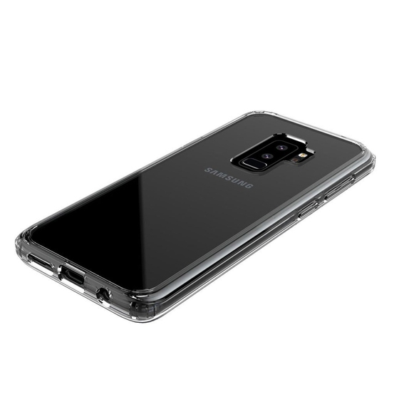 Buff Galaxy S9 Plus ile Uyumlu Air Hybrid Kılıf Crystal Clear