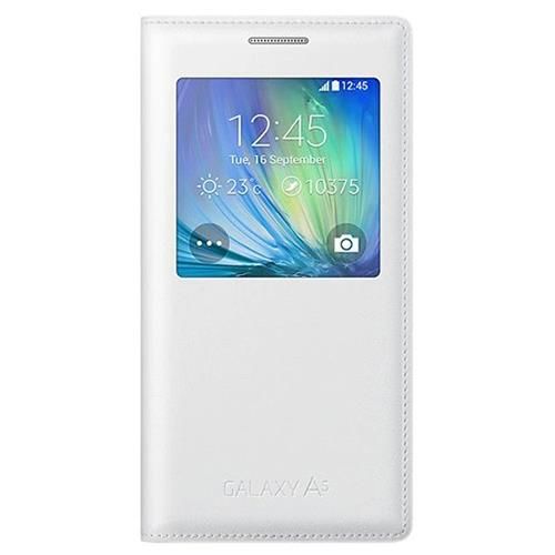 Galaxy A5 2015 ile Uyumlu Kılıf S View Cover Beyaz EF-CA500BWEGWW (Out)