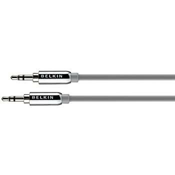 Belkin F8Z181EA06-GLD 3.5 mm Metal Stereo Ses Kablosu (Gri)