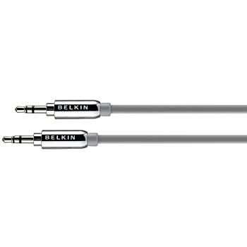 Belkin F8Z181EA06-GLD 3.5 mm Metal Stereo Ses Kablosu (Gri)