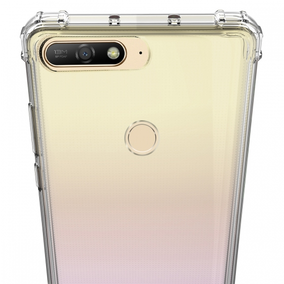 Blogy Y7 2018 ile Uyumlu Crystal Fit Kılıf Crystal Clear