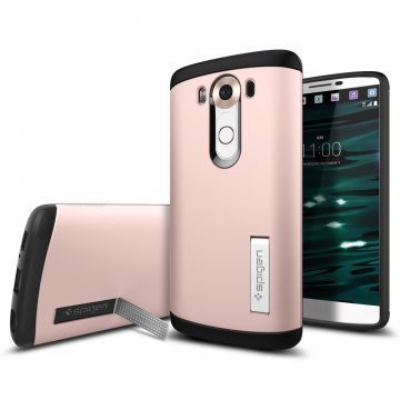 Spigen V10 ile Uyumlu Kılıf Slim Armor Rose Gold