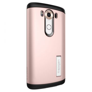 Spigen V10 ile Uyumlu Kılıf Slim Armor Rose Gold