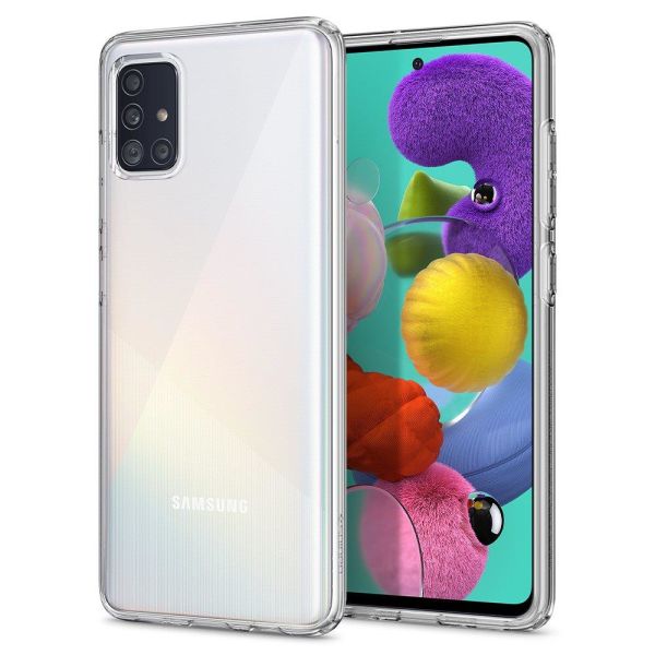 Spigen Galaxy A51 ile Uyumlu Kılıf Liquid Crystal Crystal Clear