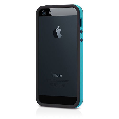 Tavik iPhone SE/5S/5 ile Uyumlu Kılıf Bumper Mavi Siyah PKG1167