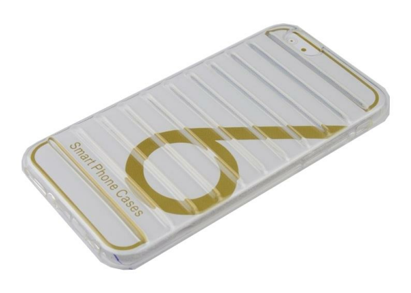 Simex iPhone 6G ile Uyumlu Silikon Tirtikli Arka Koruma Paneli Şeffaf SK-030