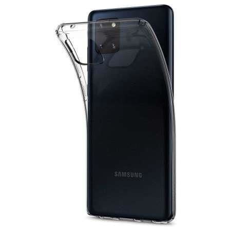 Spigen Galaxy Note 10 Lite ile Uyumlu Kılıf Liquid Crystal 4 Tarafı Tam Koruma Crystal Clear