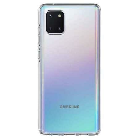 Spigen Galaxy Note 10 Lite ile Uyumlu Kılıf Liquid Crystal 4 Tarafı Tam Koruma Crystal Clear