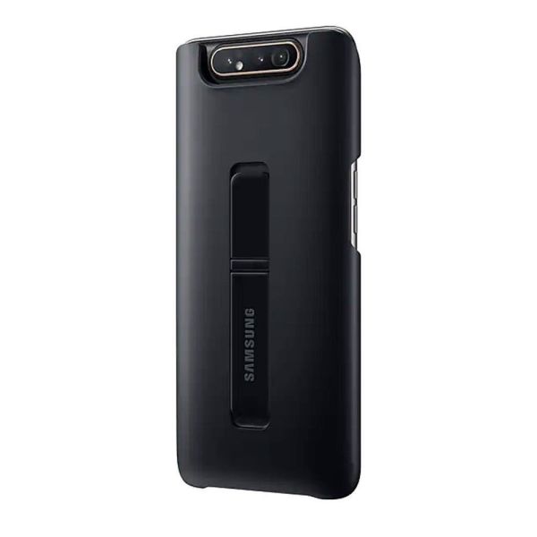 Galaxy A80 ile Uyumlu Stanting Cover Siyah EF-PA805CBEGWW (Out)