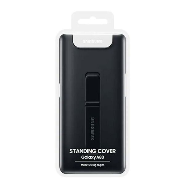 Galaxy A80 ile Uyumlu Stanting Cover Siyah EF-PA805CBEGWW (Out)