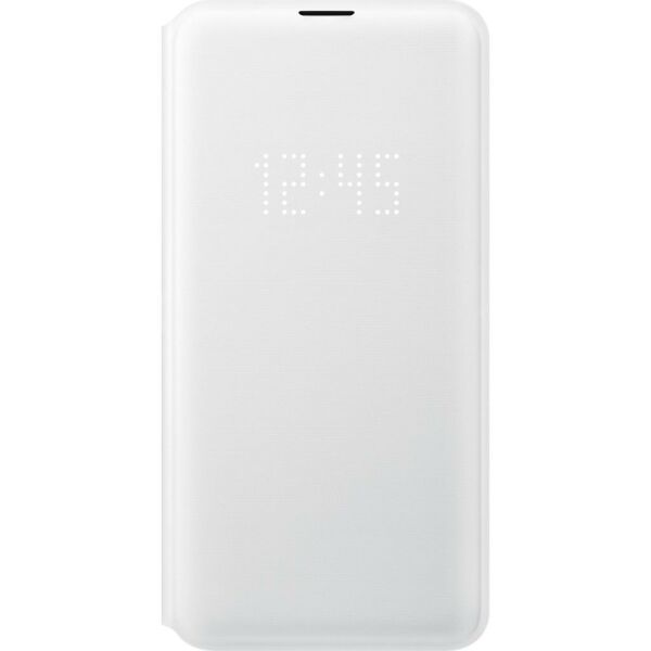 Galaxy S10e ile Uyumlu LED View Cover Kılıf Beyaz EF-NG970PWEGWW