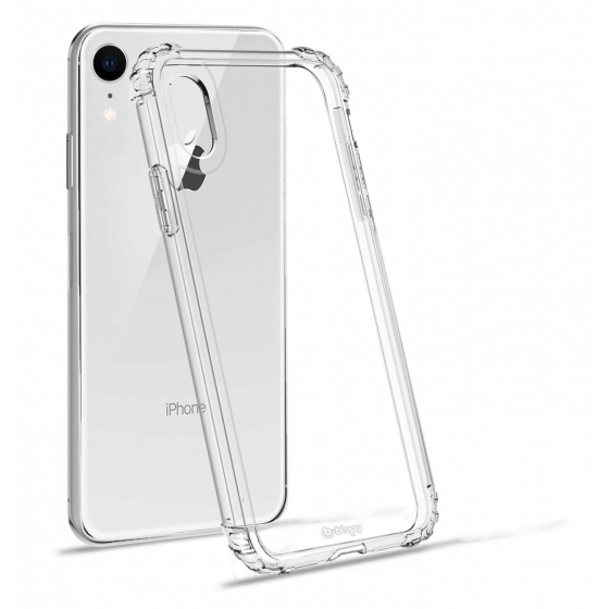 Blogy iPhone XR ile Uyumlu Crystal Fit Kılıf Crystal Clear