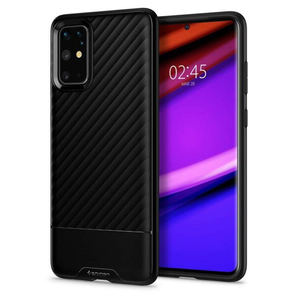 Spigen Galaxy S20 Plus ile Uyumlu Kılıf Core Armor Matte Black