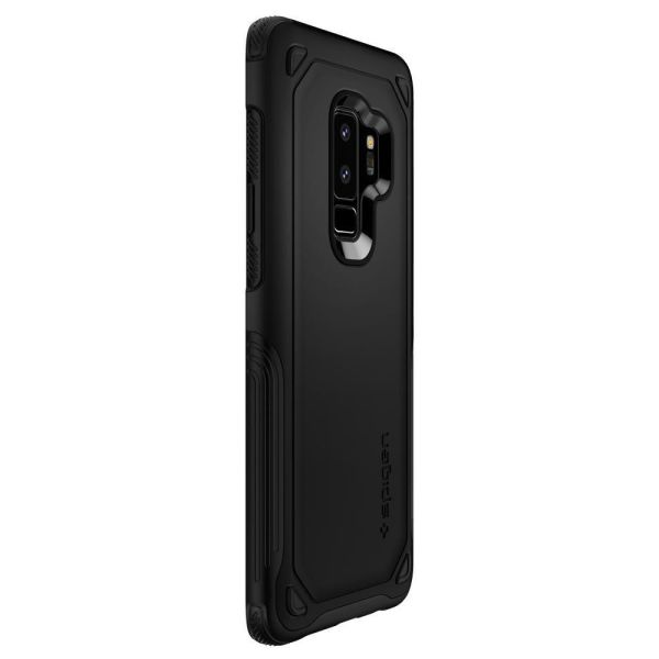 Spigen Galaxy S9 Plus ile Uyumlu Kılıf Hybrid Armor Black