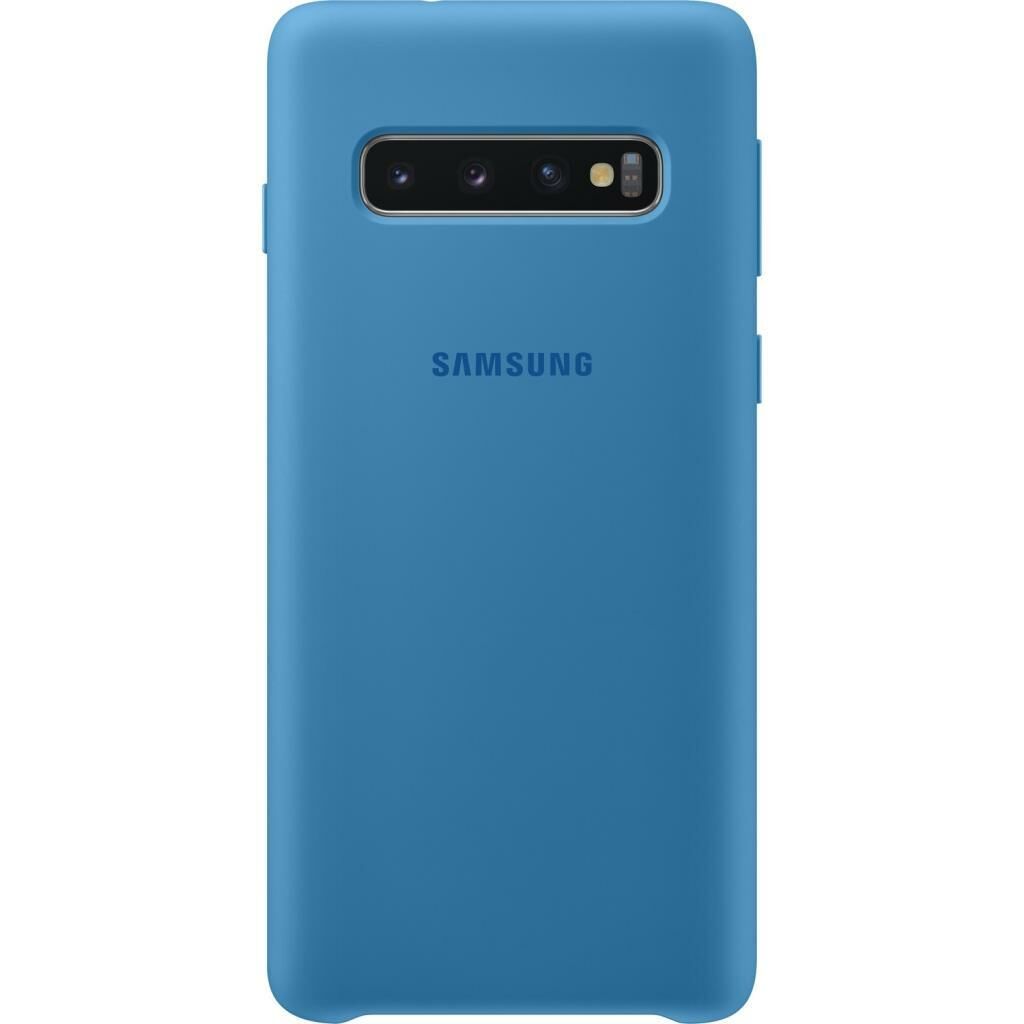 Galaxy S10 ile Uyumlu Kılıf Silicone Cover Mavi EF-PG973TLEGWW (Out)