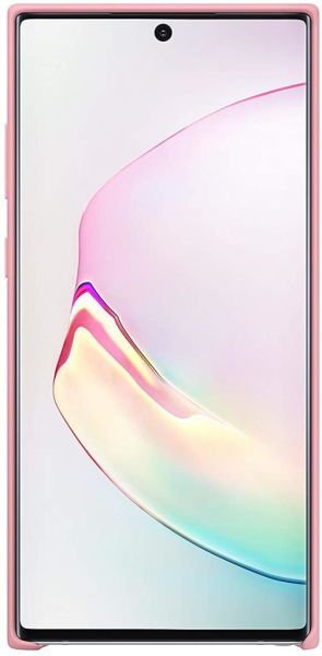 Galaxy Note 10 Plus ile Uyumlu Kılıf Silicone Cover Pembe EF-PN975TPEGWW (Out)