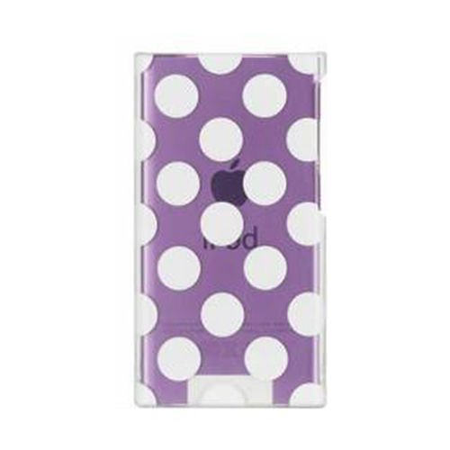 Griffin iPod Nano 7 ile Uyumlu Kılıf Sert Şeffaf Dots RE35938