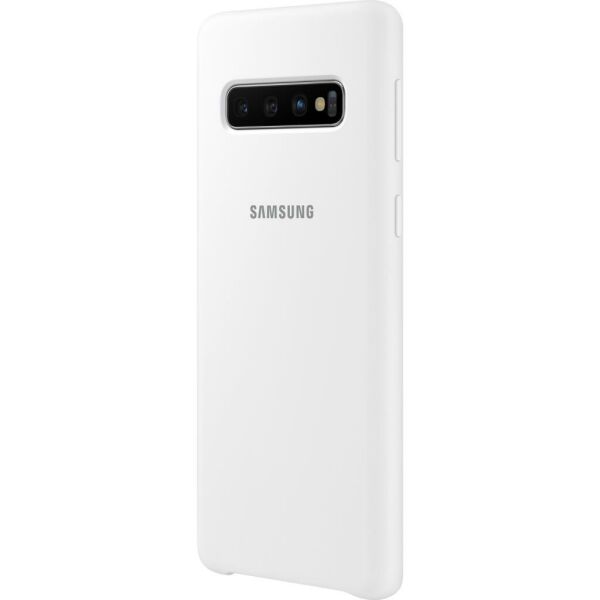 Galaxy S10 ile Uyumlu Kılıf Silicone Cover Beyaz EF-PG973TWEGWW (Out)