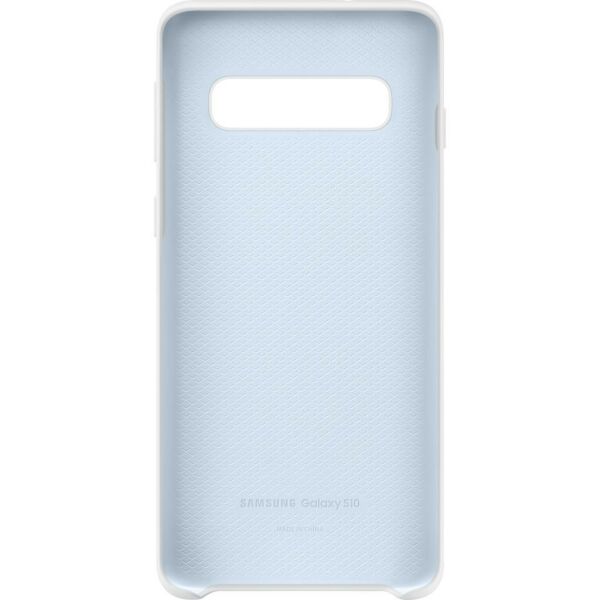 Galaxy S10 ile Uyumlu Kılıf Silicone Cover Beyaz EF-PG973TWEGWW (Out)