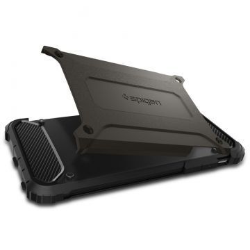 Spigen iPhone 6 Plus/6s Plus ile Uyumlu Kılıf Tough Armor Tech Gun Metal
