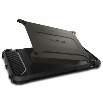 Spigen iPhone 6 Plus/6s Plus ile Uyumlu Kılıf Tough Armor Tech Gun Metal