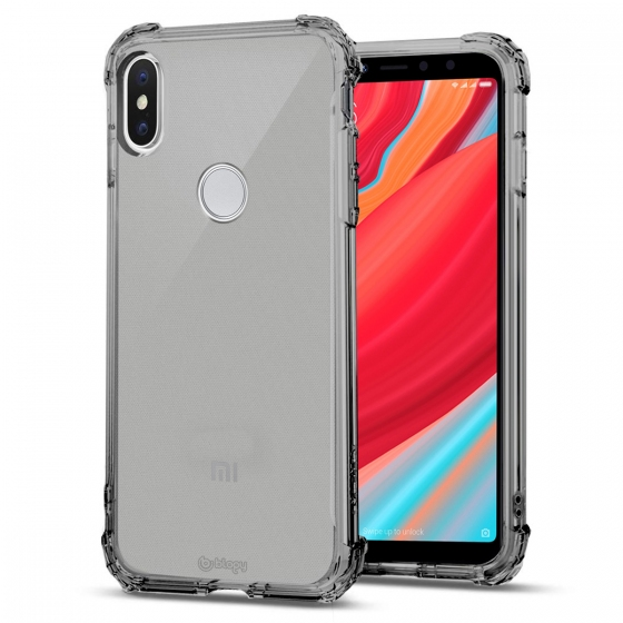 Blogy MI S2 ile Uyumlu Crystal Fit Kılıf Smoke Black