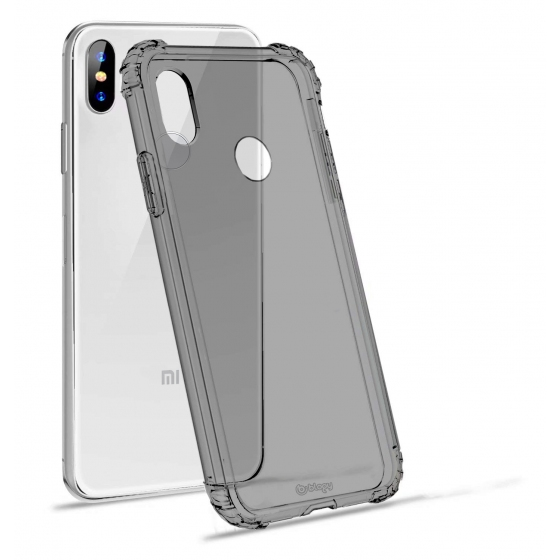 Blogy MI S2 ile Uyumlu Crystal Fit Kılıf Smoke Black